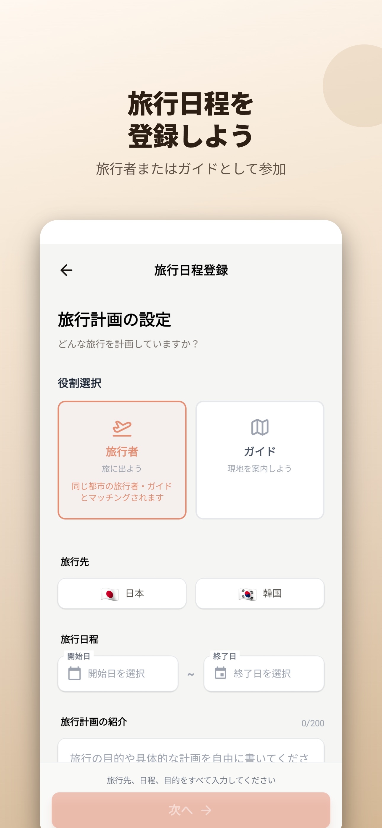 旅行